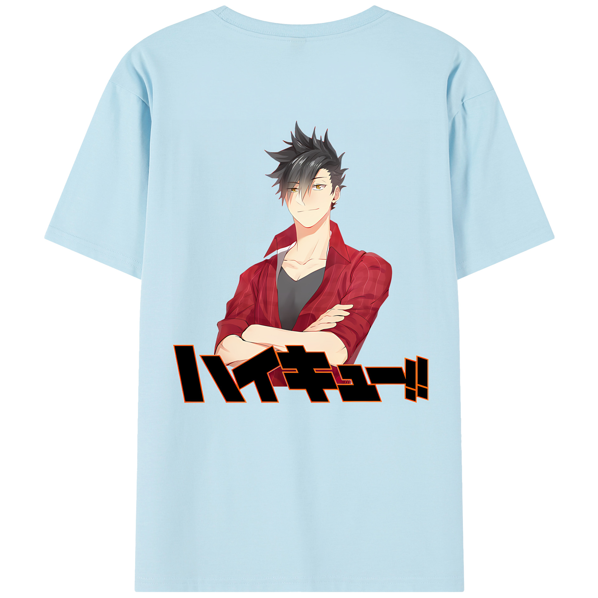 （画像用） ハイキュー!! Haikyu!! 綿100％半袖Tシャツ（背面プリント）